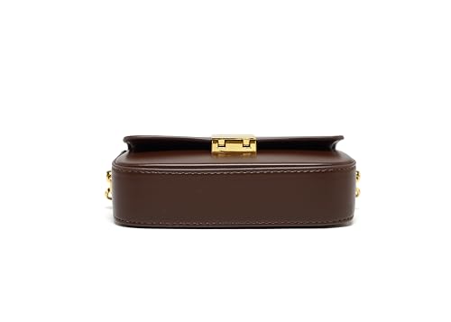 Image of Women's chain crossbody small square bag, fashionable designer mini shoulder bag, women's mobile wallet