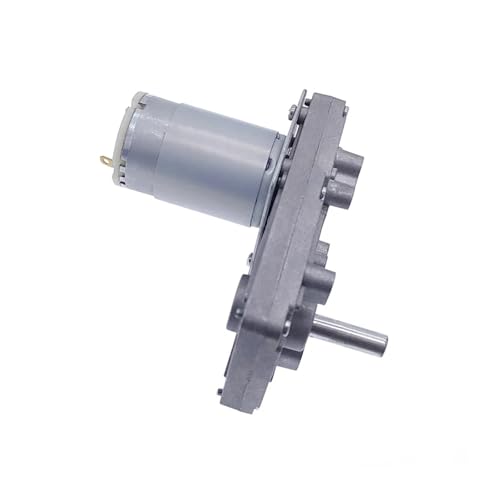 Motorreductor de tornillo sin fin 12V 28RPM de alto par y engranaje metálico CC 4