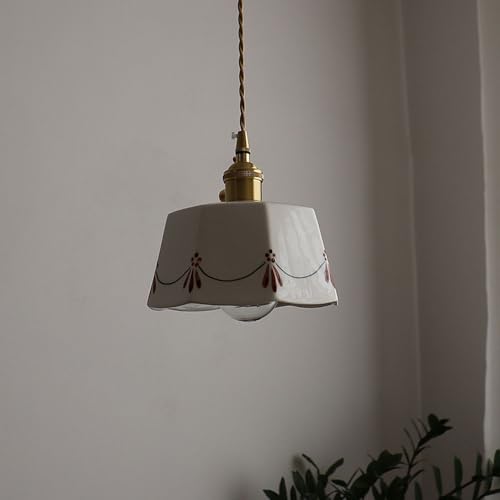 Lampe suspendue plafond luminaire céramique décoration salon - 6