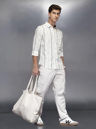 WROGN Men's Slim Fit Cotton Shirt - Image 3