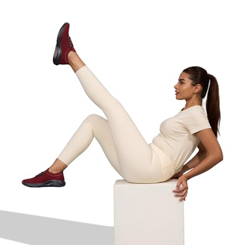 Image of Neeman's Lush Glider Sneakers for Men and Women | Sporty Shoes with Eco-Friendly Viscose Upper, CushyWalk Cushioning, Lightweight EVA Sole, Pressure-Mapped Grip, All-Day Comfort