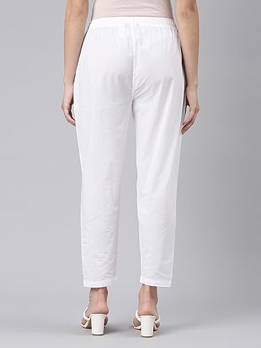 Image of TWIN BIRDS 100% Woven Cotton Fabric Kurti Pant /Trousers with Functional Pocket for Women