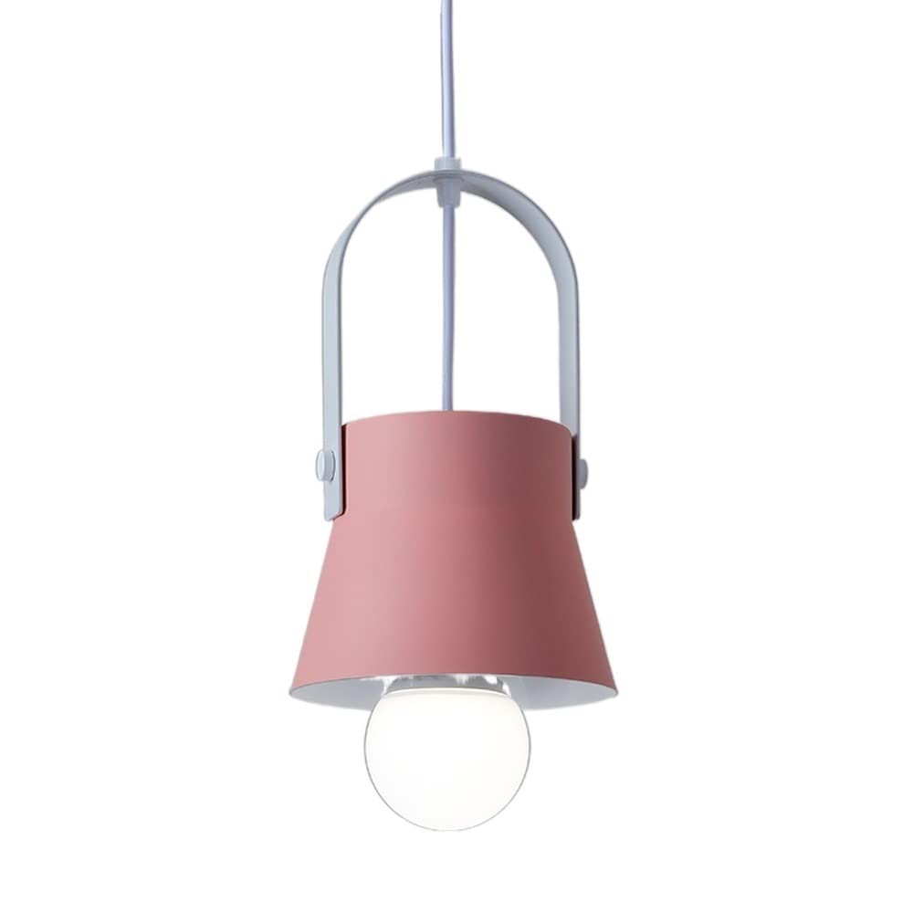 SXECAEPS Modern creative chandelier Simple Modern Macaron Colorful Ceiling Pendant Lamp Nordic Wrought Iron Dining Room Bedroom Bedside Bar Window Creative Suspension Light Lighting