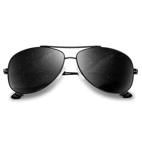 Image of KALIYADI Polarized Aviator-Sunglasses-for-Men Women Mens-Sunglasses: Lightweight Polit Sun Glasses Upgraded UV400 for Driving