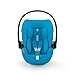 CYBEX Gold Babyschale Cloud G i-Size Plus, Inkl. Neugeboreneneinlage, Ab Geburt bis ca. 24 Monate, Für Kinder ab 40 cm bis 87 cm, Max. 13 kg, Beach Blue
