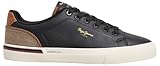 Pepe Jeans Kenton Campus M - Tenis para Hombre, Color Negro (Negro), Talla 9