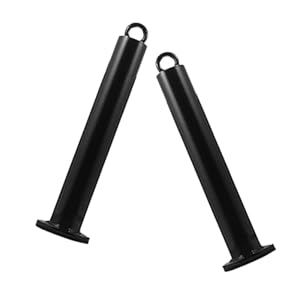 2pcs Fitness Equipment Pulley Cable Machine Attachment Weight Plate Bracket Weight Loading Pin Barbell Rack Fitness Accessories Weight Plate Storage Rack Barbell Slice Bar