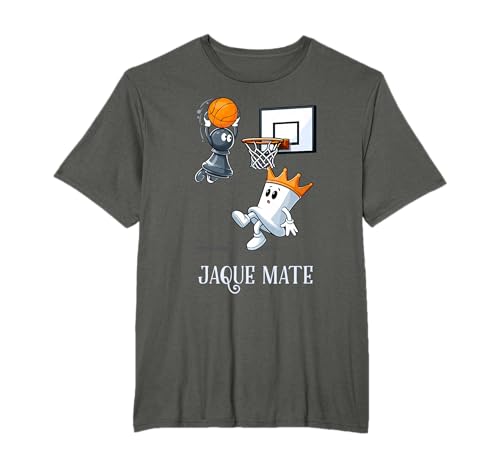 Jaque Mate Ajedrez Y Baloncesto Regalo Divertido Ajedrez Camiseta