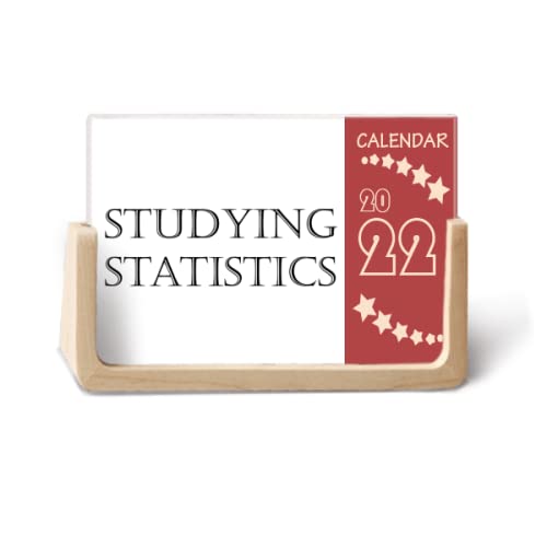 Calendrier de bureau 2022 pour l'étude et les statistiques sur 12 mois