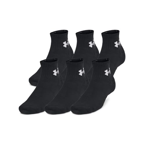 Image of Under Armour Training Cotton Quarter Socks 3-Pack