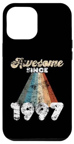 Coque pour iPhone 13 Pro Max 27e anniversaire vintage hommes femmes nés en 1997 Coque pour iPhone 13 Pro Max 27e anniversaire vintage hommes femmes nés en 1997