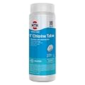 HTH 42049 Pool Care 1" Chlorine Tabs, Swimming Pool Sanitizer with Added Clarifier - Eliminates Bacteria & Algae, Makes Water Clean & Crystal Clear, Sanitizes & Protects - Slow Dissolving, 1.5 lbs