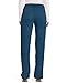 Cherokee Women's Mid Rise Straight Leg Pull-on Pant, X-Small Petite, Caribbean Blue