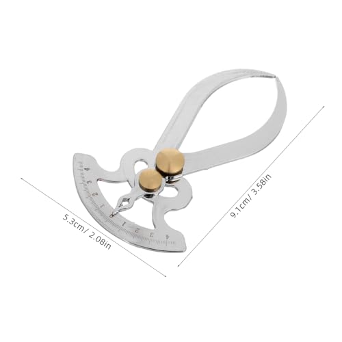 Medidor de espesores OUNONA de acero inoxidable de alta precisión para madera, calibrador para medir diámetro exterior y huecos, herramienta precisa (escala métrica) miniatura 2