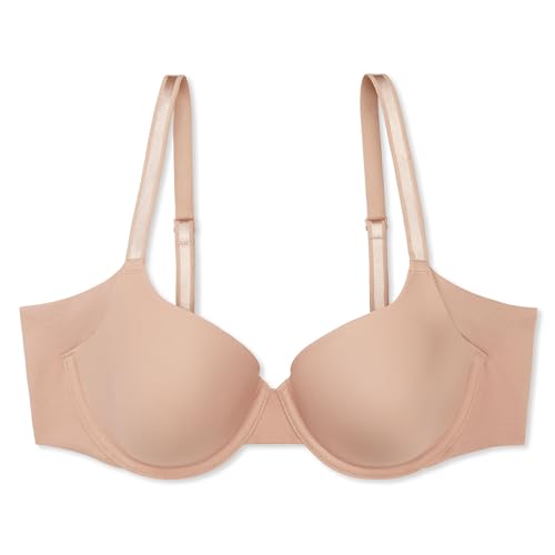 Image of Warner's Women's No Side Effects Seamless Underarm-Smoothing Comfort Underwire Lightly Lined T-Shirt Bra Ra3061a