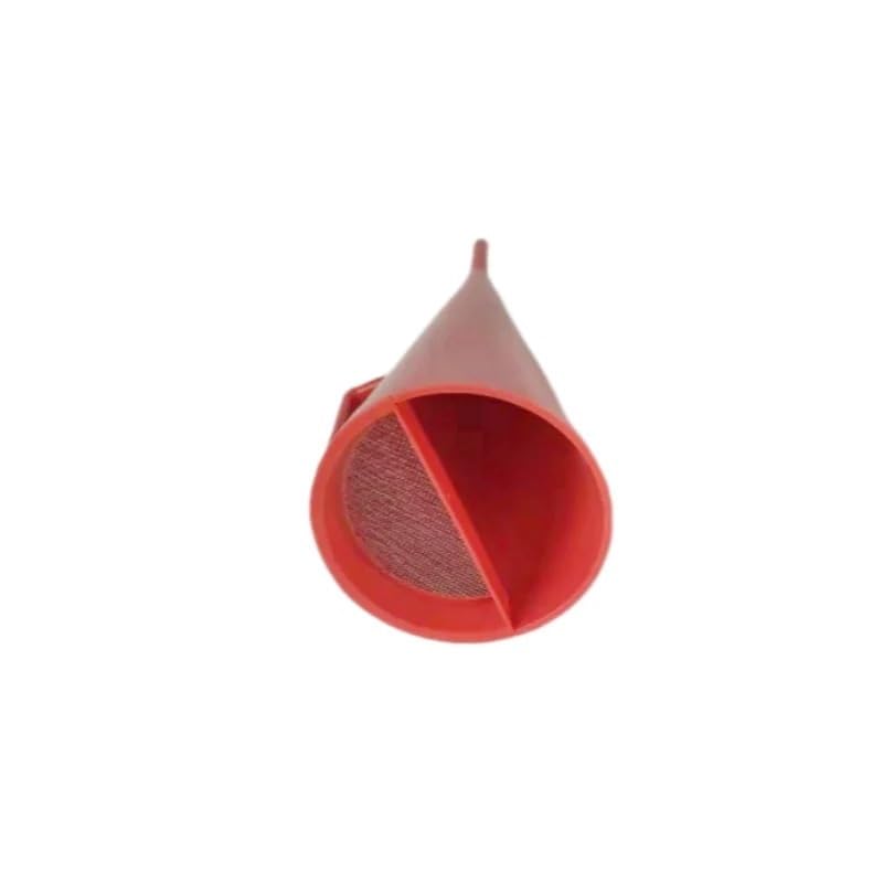 Kunststoff-Marschtrichter, 946 ml, API-Standard, Sumpfschlamm, Erdöl, Bohrflüssigkeit, Viskositätstest, Trichter, Sieb, Abm. 1,6 mm / 12 Mesh