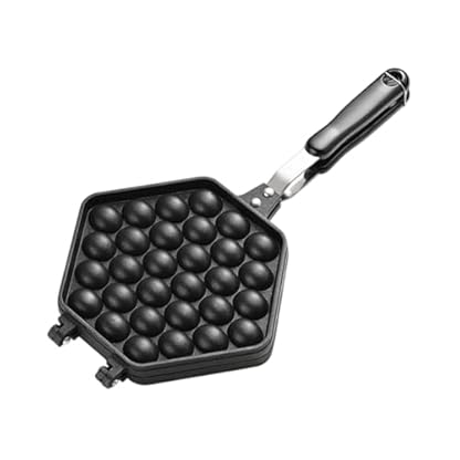 Baoblaze Bubble-Waffeleisen-Pfanne, Eier-Waffeleisen, Backplatte, Eier-Bubble-Puff-Eisen, für Gewerbe, Restaurant, Frühstücks-Konditorei-Geschenk – Bild 8