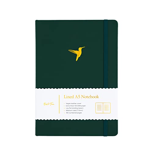 Journal ligné colibri Yop & Tom : offrez un écrin de verdure à vos pensées secrètes