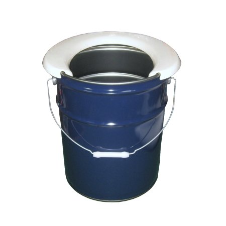 携帯簡易トイレ便座+ペール缶20Ｌ+ペール缶クッションセット