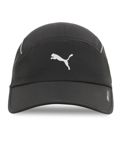 PUMA Runner Short Visor 5 Panel Cap, Capuchons à 5 Panneaux Mixte, Puma Black,