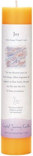 Joy ~ Reiki Charged Crystal Journey Candle