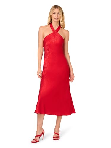 Image of Adrianna Papell Women's Foil Woven Midi Dress