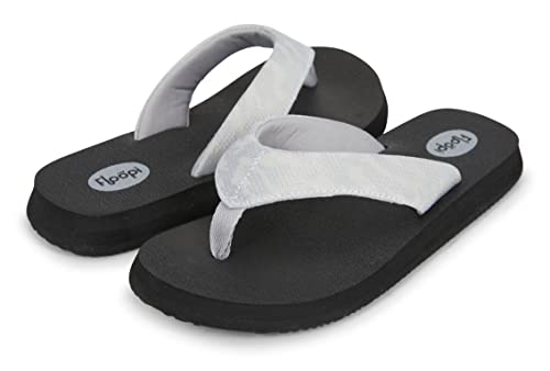 Image of Floopi Flip Flops for Women Flat Yoga Mat Thong Womens Sandals Ladies Beach Sandals with Indoor & Outdoor Anti Skid Soles