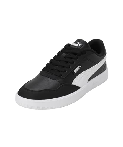 Image of Puma Herren Court Ultra Lite Sneaker, Puma Black Puma White Puma Silver, 46 EU