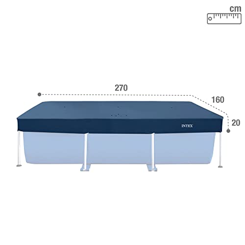 Intex 2,6 m x 1,6 m rechteckige Poolabdeckung, (28036)