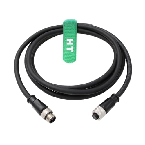 Cable de extensión M12 12 pines HangTon codificado A para sensores y visión 3M