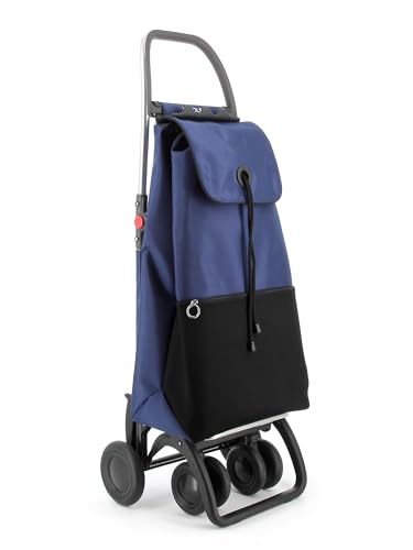 Rolser I-Max Urban 4 Wheel 2 Swivelling Foldable Shopping Trolley - Klein