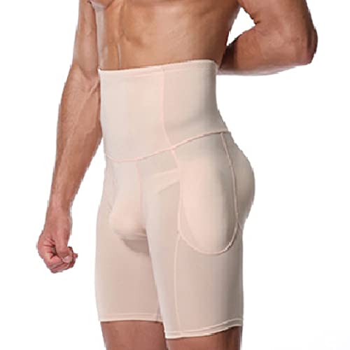 Faja reductora de barriga masculina calzoncillos con almohadillas de cadera 4