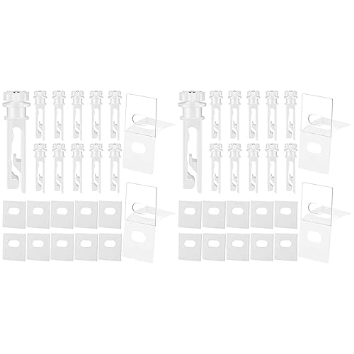BESPORTBLE 24sets Vertical Blind Stem Replacement Repair Tabs for Window Blinds Repairing Tools for Compatible