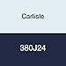 Carlisle 380J24 V-Ribbed Belts with 24 Ribs, J Section, Rubber, 2.208 Belt Width, 38.5" Length