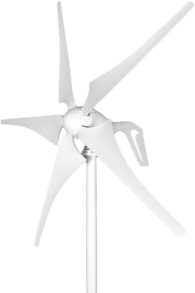 1000W 48V Volt Energy Nylon Fiber Blade Horizontal Home Wind Turbines Wind Generator Power Wind mil With MPPT Controller(Turbine Only,24V)