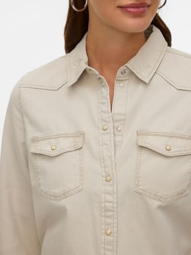 Vmmaria Ls Denim Slim Shirt Mix New Noos 6