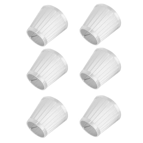 LIFKOME 6個 耐久性あるライトシェード シンプルでモダンな装飾用ランプカバー リビング 寝室 書斎対応 おしゃれな吊り下げ灯罩外? 簡単設