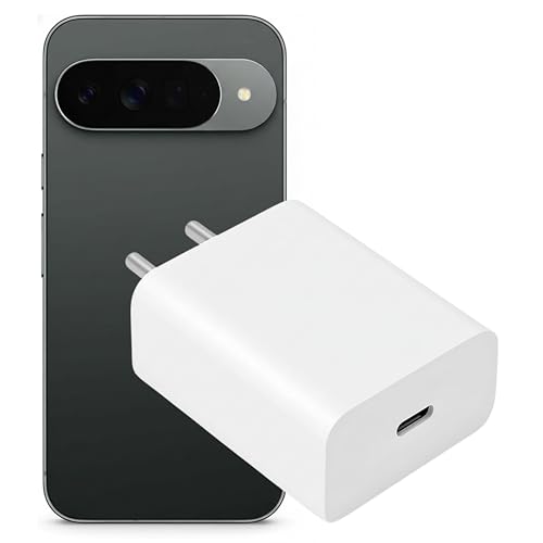 Image of 30W Original Type-C Charger | Fast Charging Adapter for Google Pixel 9a, 9 Pro XL, 8 /8a /8 Pro, 7 /7a /7 Pro, 6 /6a /6 Pro, Pixel Buds, Tablet & USB-C Devices| Original Speed - White