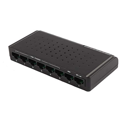 New Lon0167 Switch Ethernet PoE inteligente de 8 puertos 10/100Mbps con 7 puertos PoE 12V-55V miniatura 4