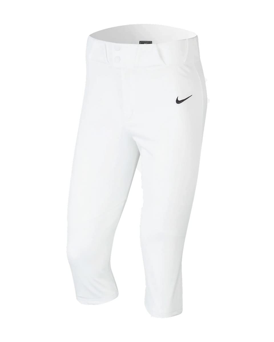 Nike Vapor Select High Waist Baseball Pants White | Black S