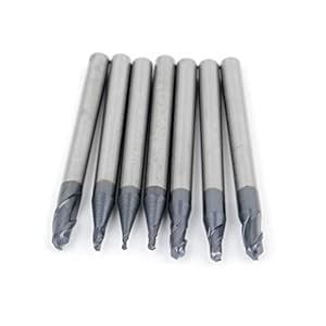 Rcbcplglnk 7-teiliges Wolframkarbid-Fräserset