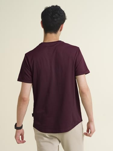 Image of DAMENSCH Statement Pique Textured Tshirt for Man, Thermoregulating, Tonal Rib T Shirt for Men Stylish, Sustainable Recycled Fabric Men T-Shirts