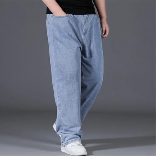 Men’S Baggy Jeans Classic Cargo Loose Streetwear Denim Straight Fit Jeans4