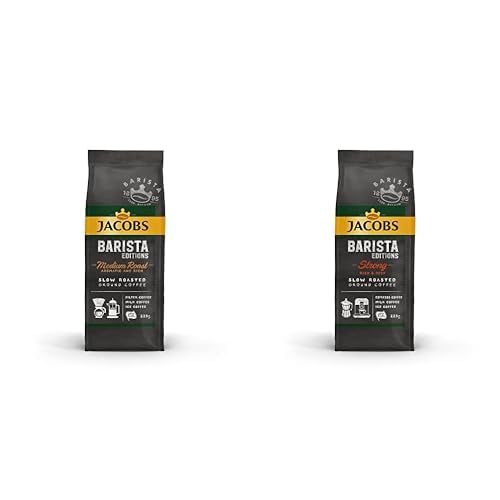 Jacobs Barista Medium, 225 gr ve Jacobs Barista Strong Öğütülmüş Kahve 225 gram