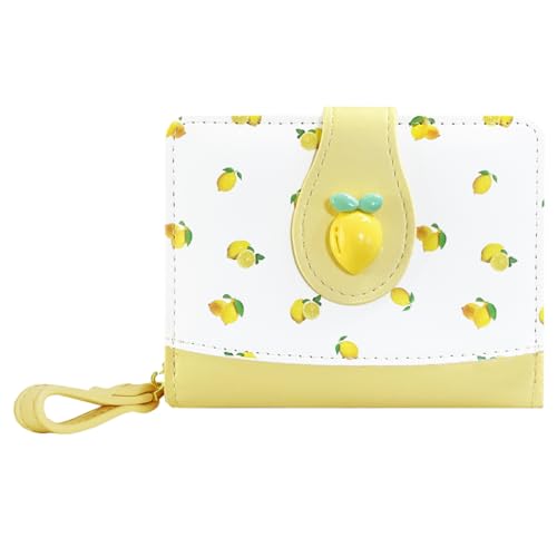Image of Sunwel Fashion Girls Cutest Prints Wallet Card Slots Small Wallet with Zipper Coin Pouch Wallet for Women