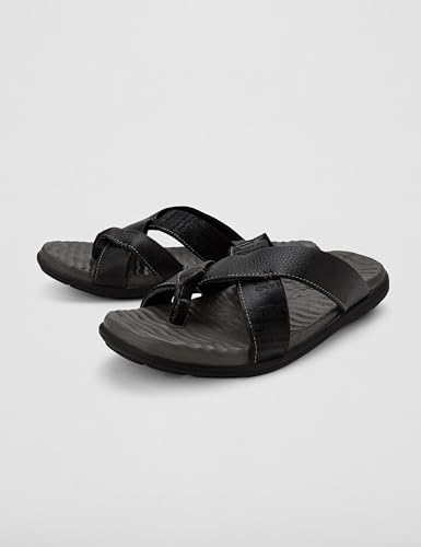 Image of Woodland Men Black Sandal