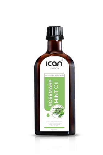 ican London Natural Rosemary Mint Oil For Hair & Scalp 100ml