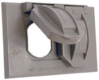 Hubbell-Raco 5180-5 Duplex Receptacle, 1-Gang, Weatherproof Cover
