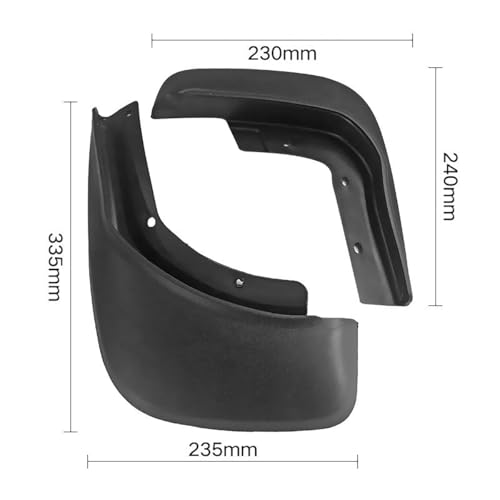 Salpicaderas Volvo XC60 2014-2017: guardabarros resistentes y accesorios de coche 6