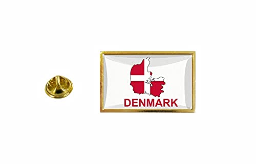 Akkachafactory - Spilla con bandiera del Paese DK